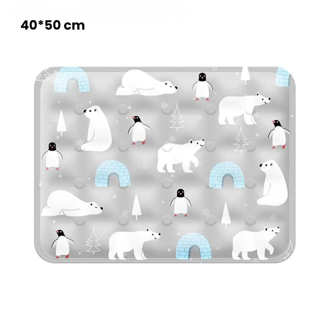 Tapete Gelado Refrescante Contra Hipertermia de Cachorros