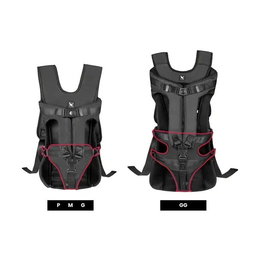 Mochila Canguru Pet Bolsa de Transporte Pet Frontal