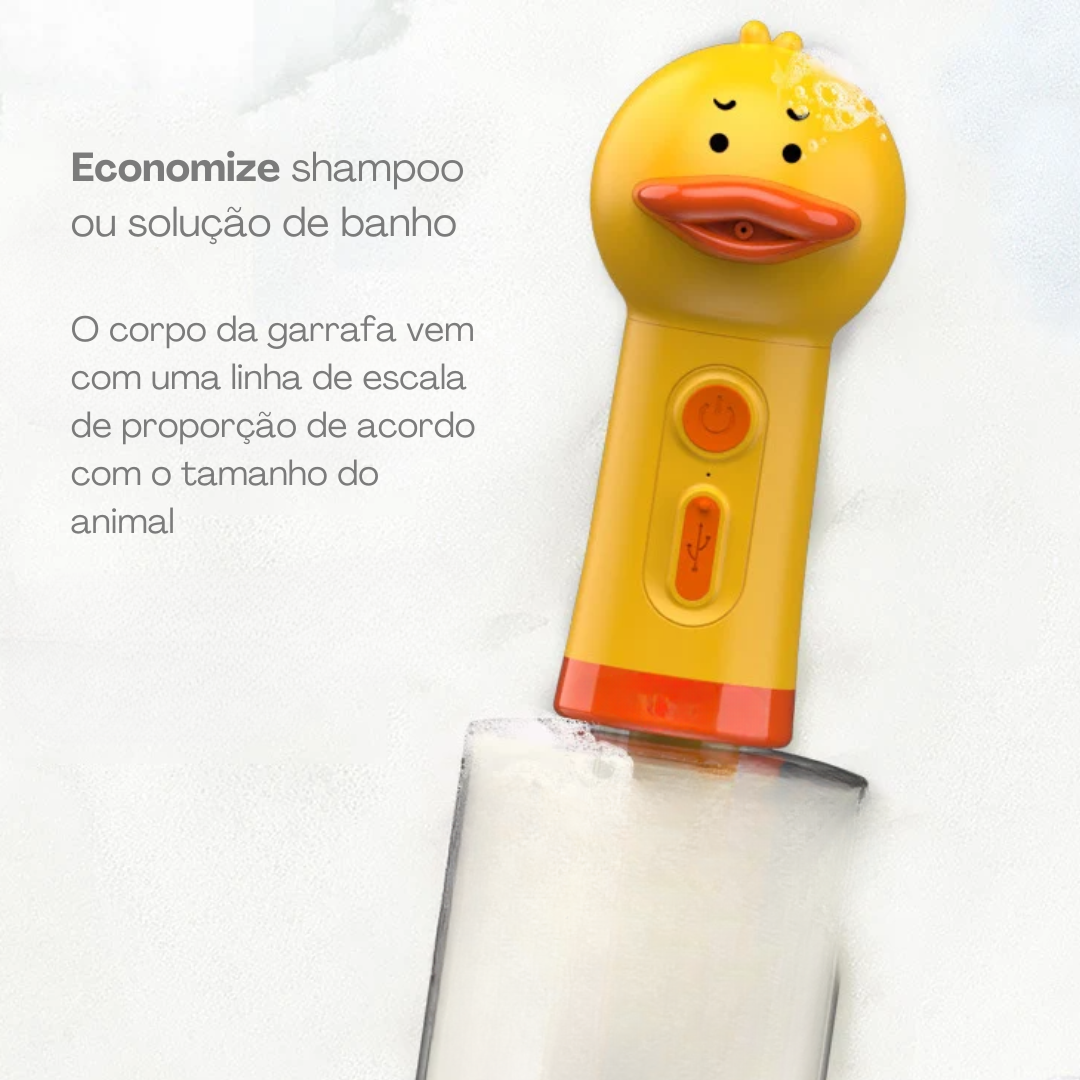 Máquina de Espuma Banho Pet Duck