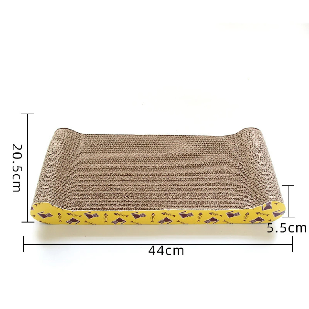 Brinquedo Arranhador Scratching Board Tábua Rampa Ondulada para Gatos