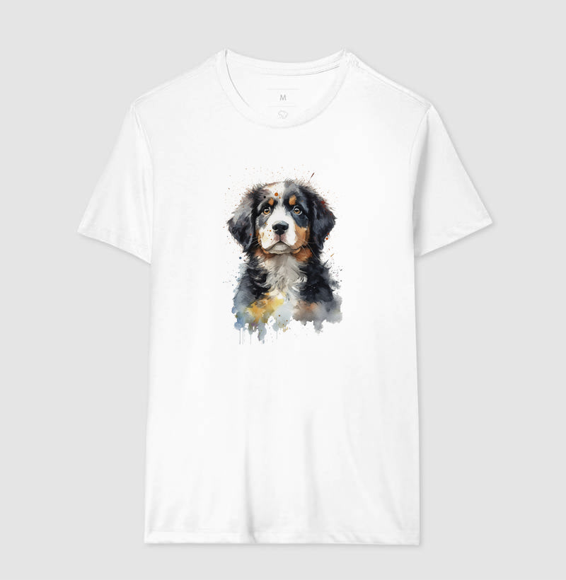 Camiseta Coração Valente Coleção Aquarela