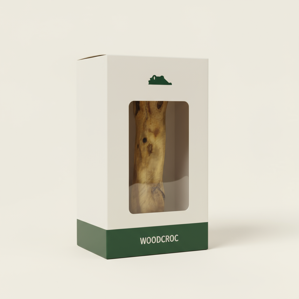 Brinquedo Sustentável WoodCroc™ Resistente para Cães + Ebook Grátis