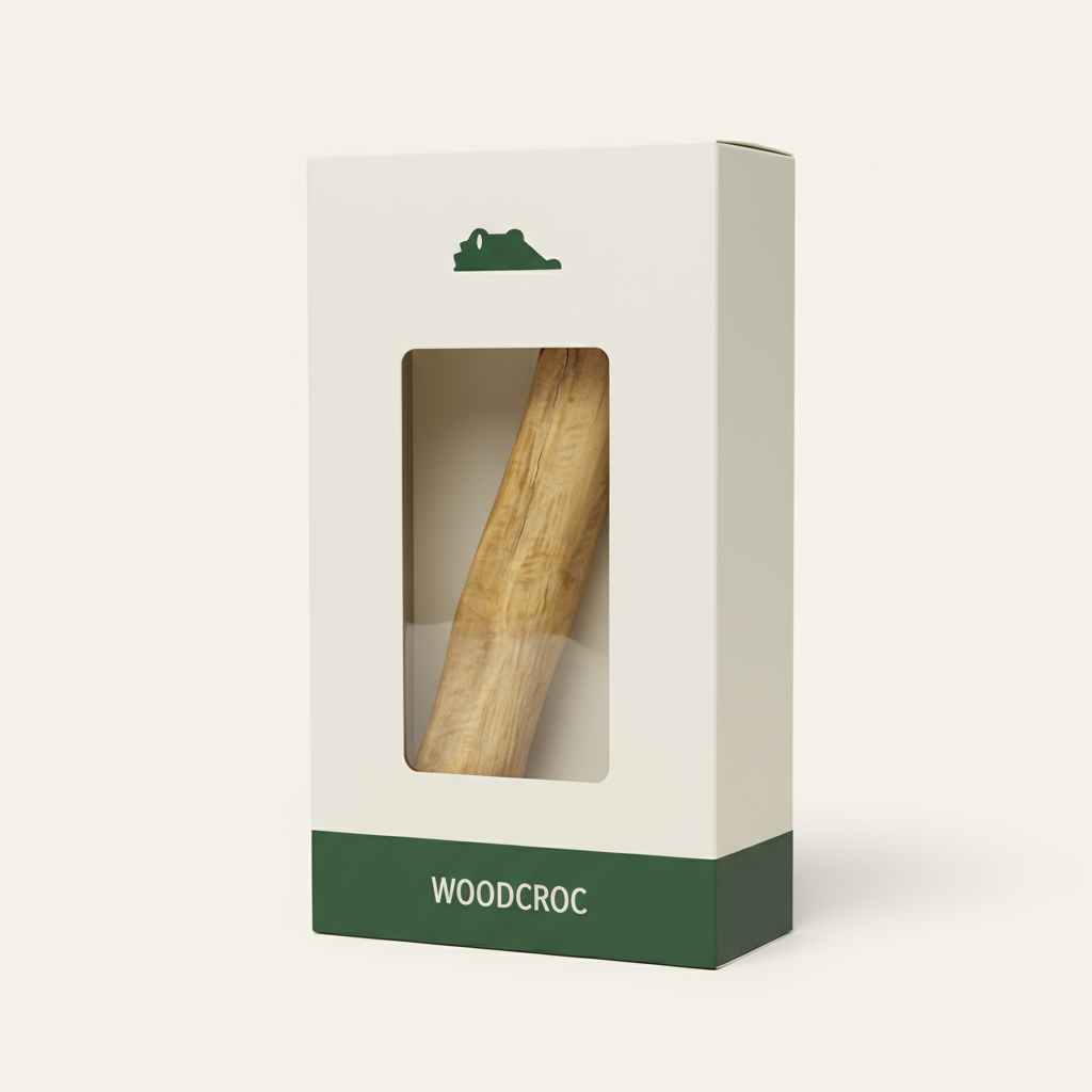Brinquedo Sustentável WoodCroc™ Resistente para Cães + Ebook Grátis