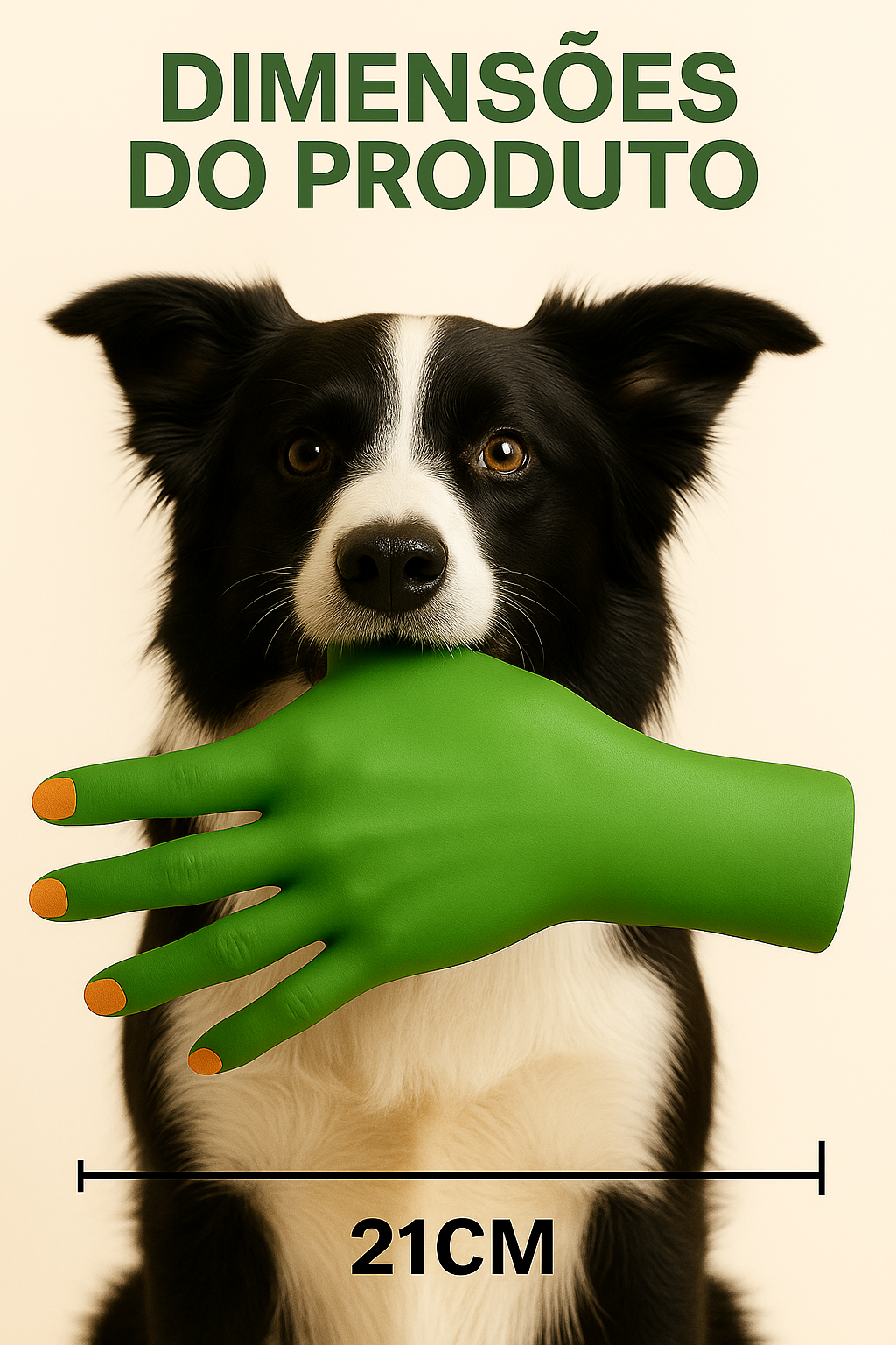 Brinquedo TokCroc™ Mão Maluca para Cães + Ebook Grátis