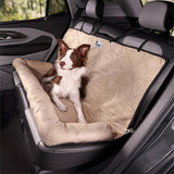 Car seat with bed for dogs