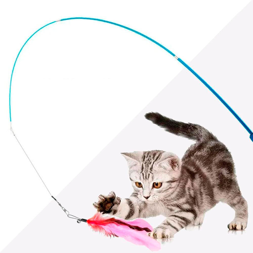 Brinquedo de Gato Varinha Retrátil