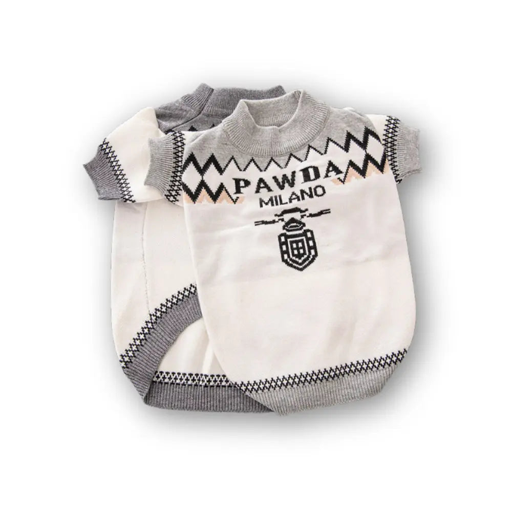 Roupa de Cachorro de Malha Pawda