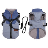 Warm Vest with Rag Collar