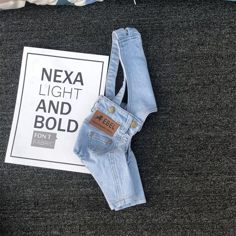 Macacão Jeans Pet Skelt