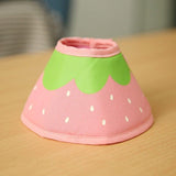 Elizabethan Collar with Fruit-Shaped Cushion for Pets