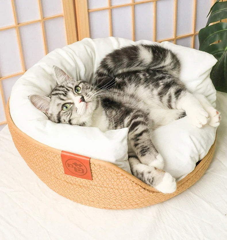 Cama Cesto com Almofada Pet
