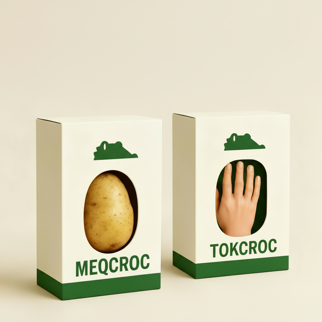 Kit Brinquedos TokCroc & MeqCroc Maluca para Cães