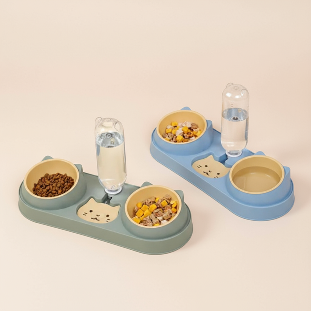 Tigela dupla & Bebedouro Automático Cath