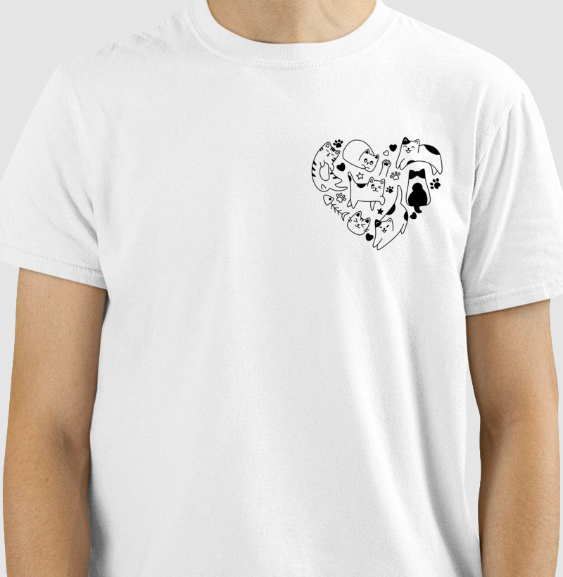Camiseta Love Cat