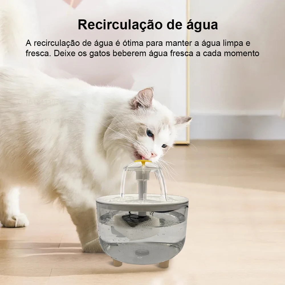 Automatic Water Fountain with Flower Filter