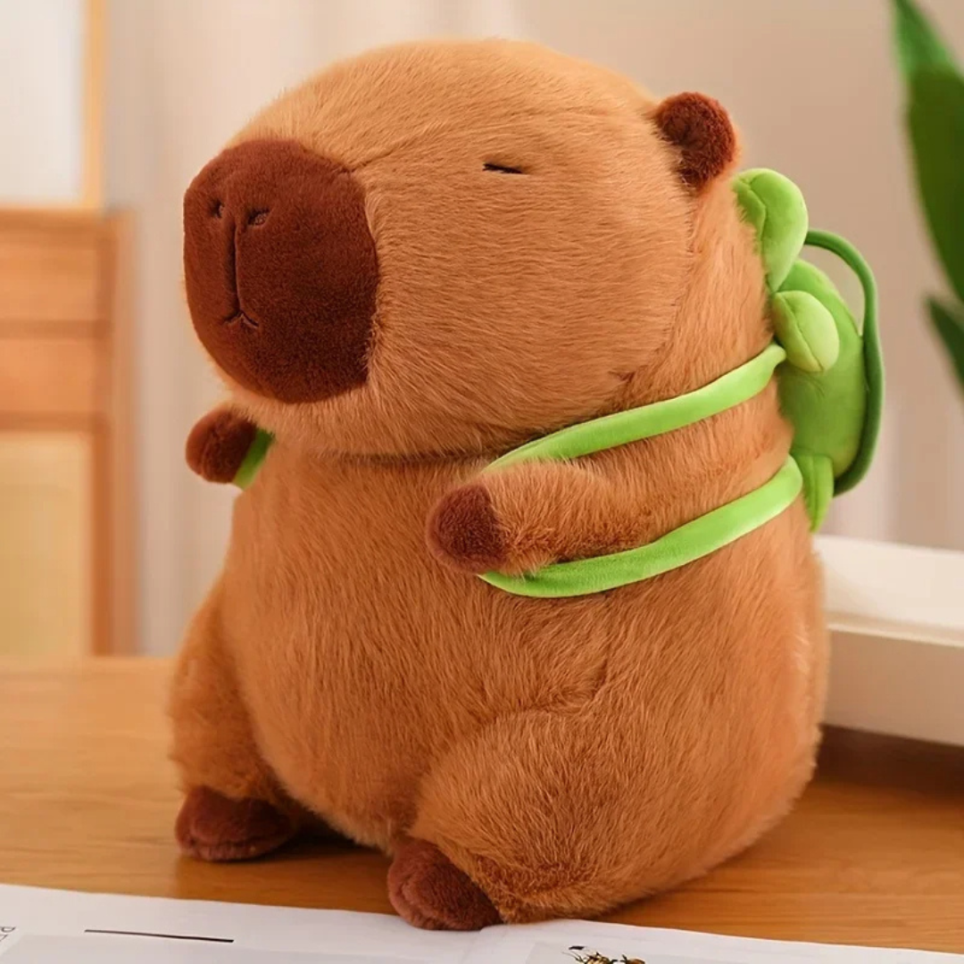 Brinquedo Pelúcia Capivara Fofa para Cães e Gatos