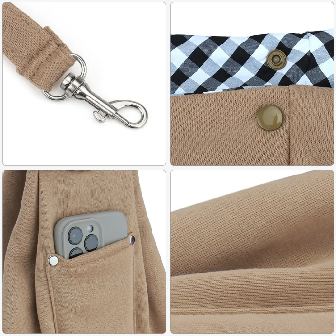 Bolsa Mochila Bag de Ombro para Transporte de Cães e Gatos