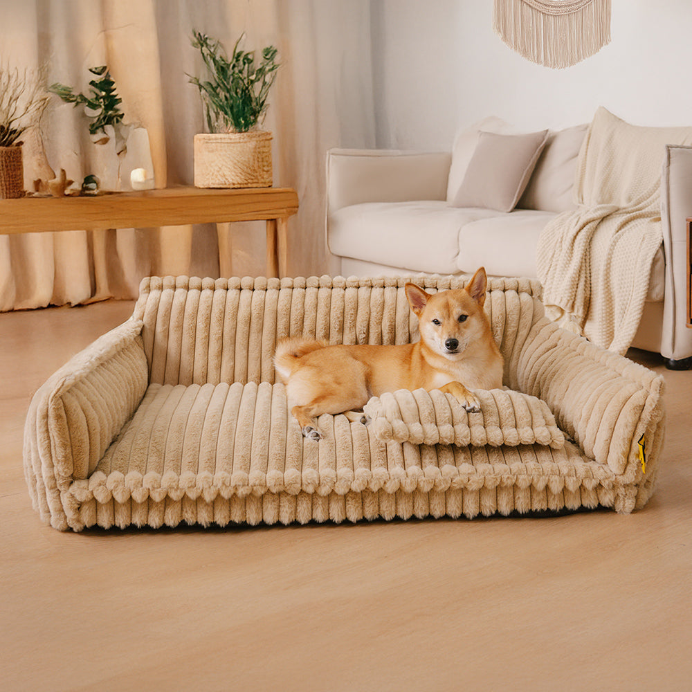 Capa de cama - Grande almofada ortopédica macia lavável e fofa para cachorro, sofá-cama para cachorro