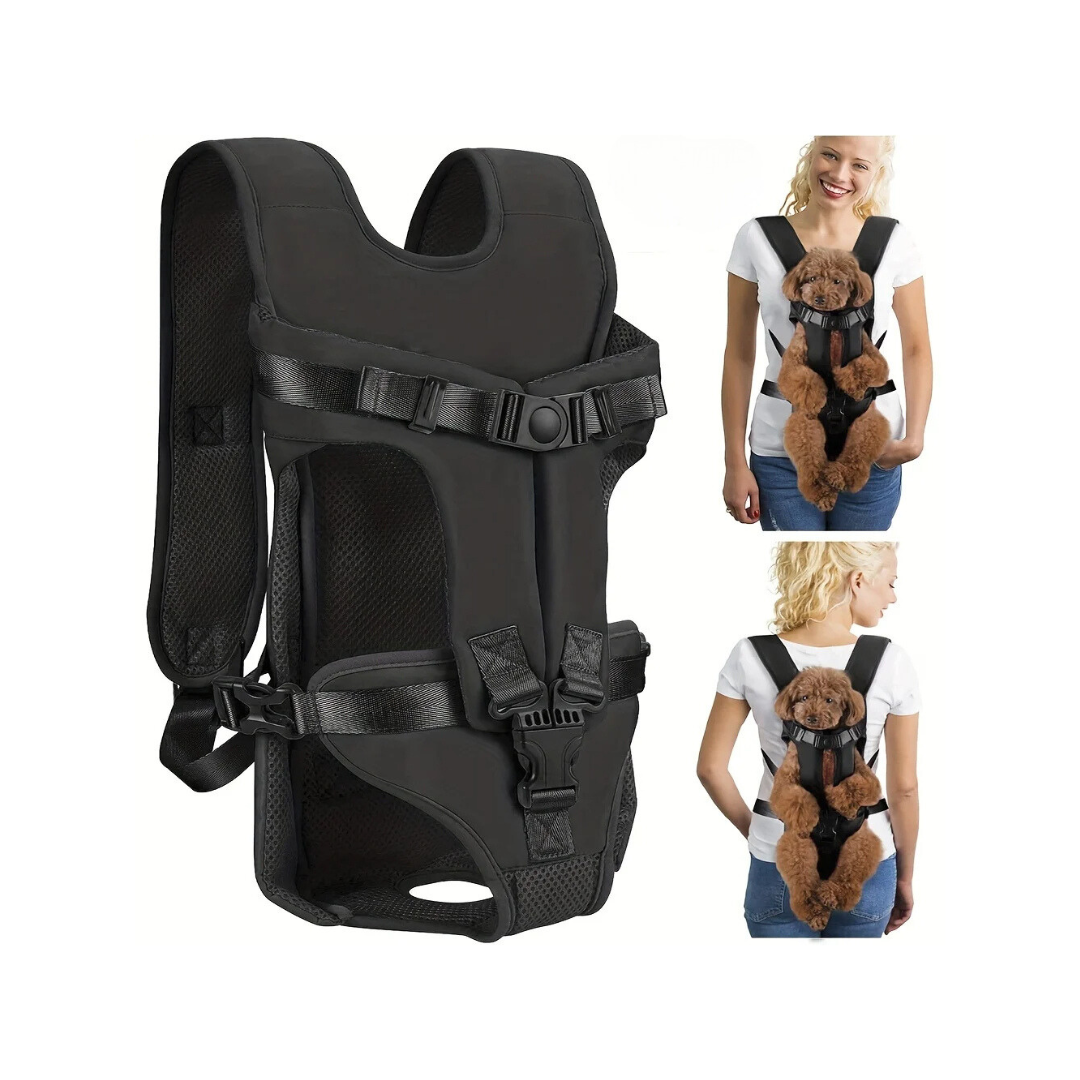 Mochila Canguru Pet Bolsa de Transporte Pet Frontal