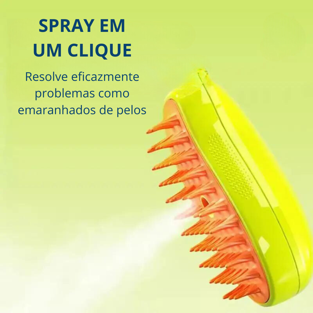 Pet Grows 3-in-1 Steam Brush