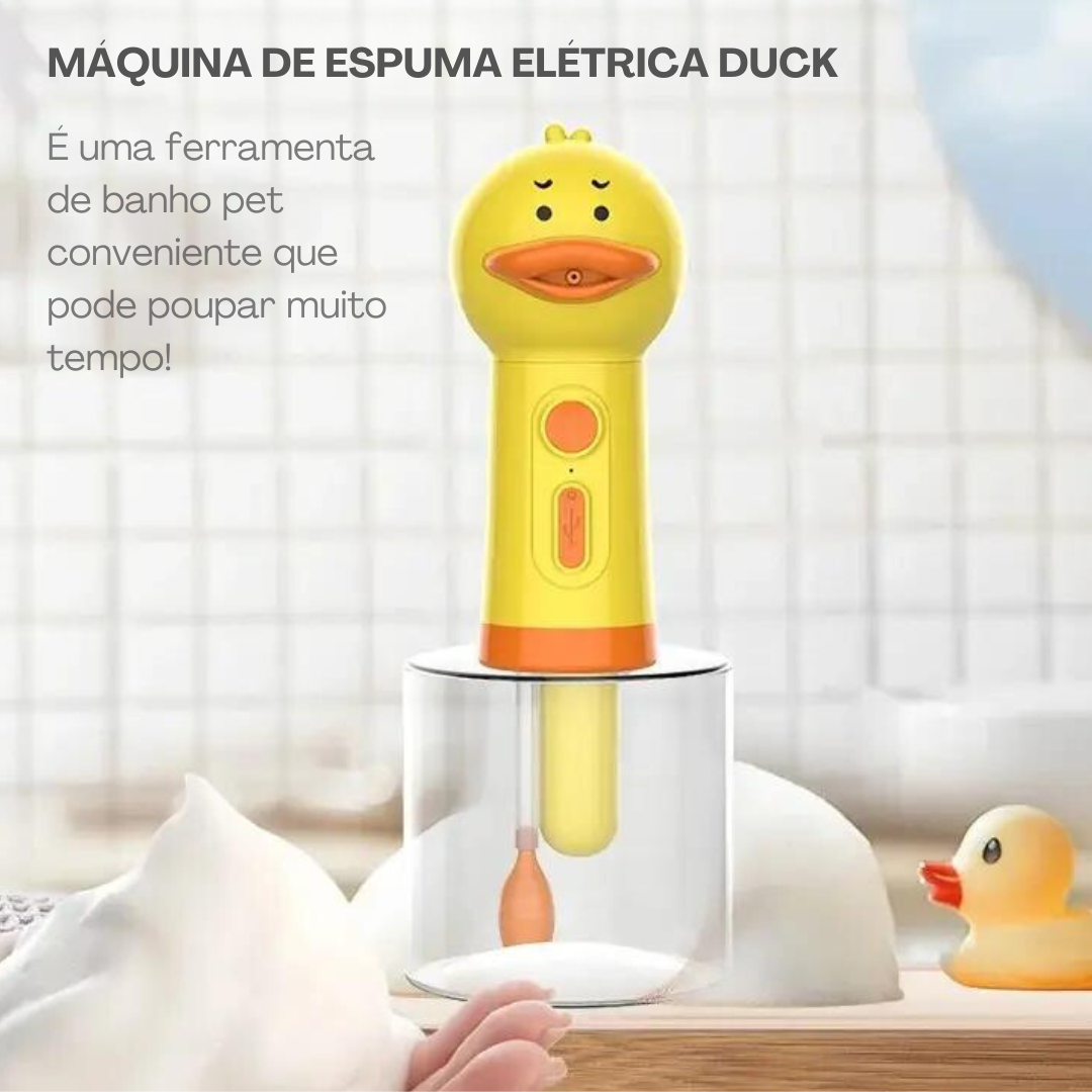 Máquina de Espuma Banho Pet Duck
