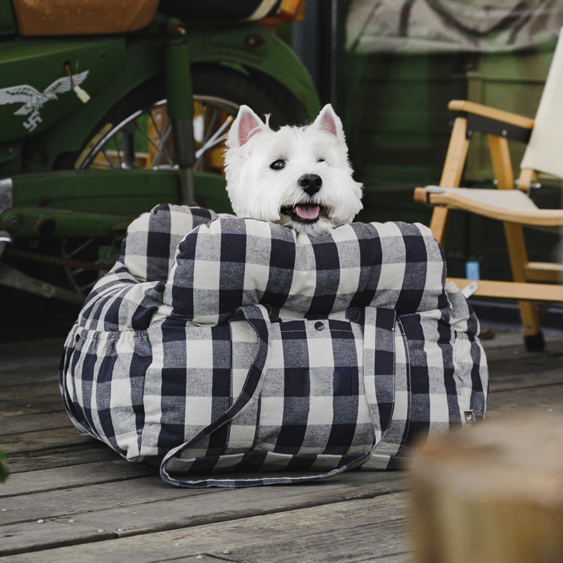 Cama de Lazer Portátil para Assento de Carro para Cachorro Grande para Passeios para Pets