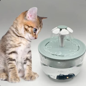 Automatic Water Fountain with Flower Filter