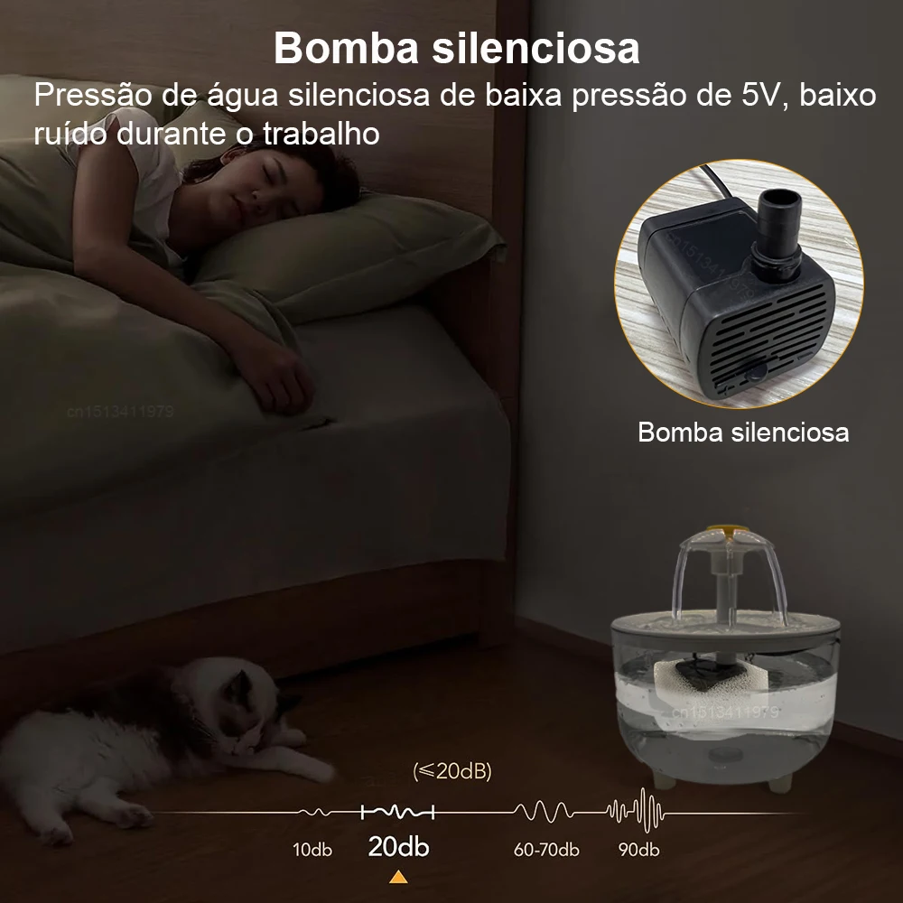 Automatic Water Fountain with Flower Filter