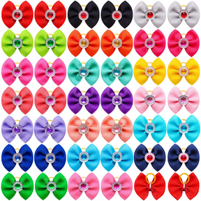 Laços de Cabelo com Elásticos Coloridos para Cães