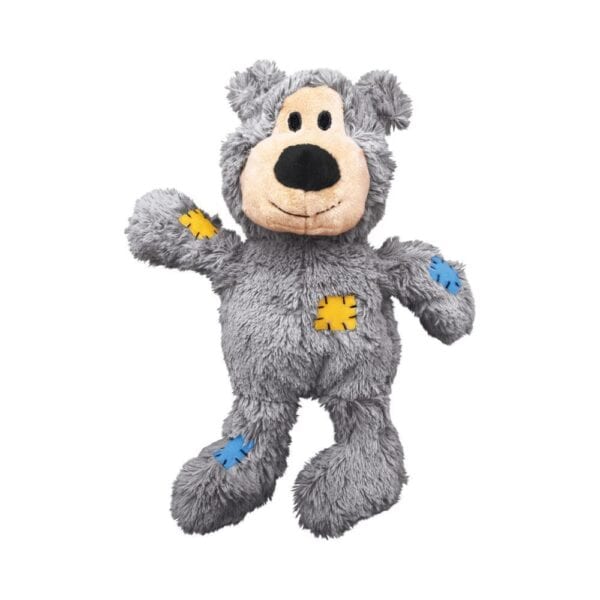 Brinquedo Pelúcia Kong Wild Bear - Urso de Pelúcia com corda Indestrutível