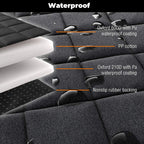 Car seat with bed for dogs