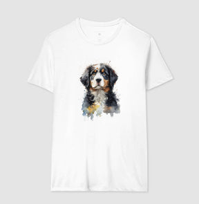 Camiseta Coração Valente Coleção Aquarela