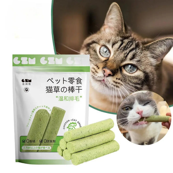 Bastões de Grama Comestíveis para Gatos - Pet Croc