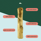 Mordedor Natural WoodCroc™ Resistente e Sustentável + Ebook e Frete Grátis