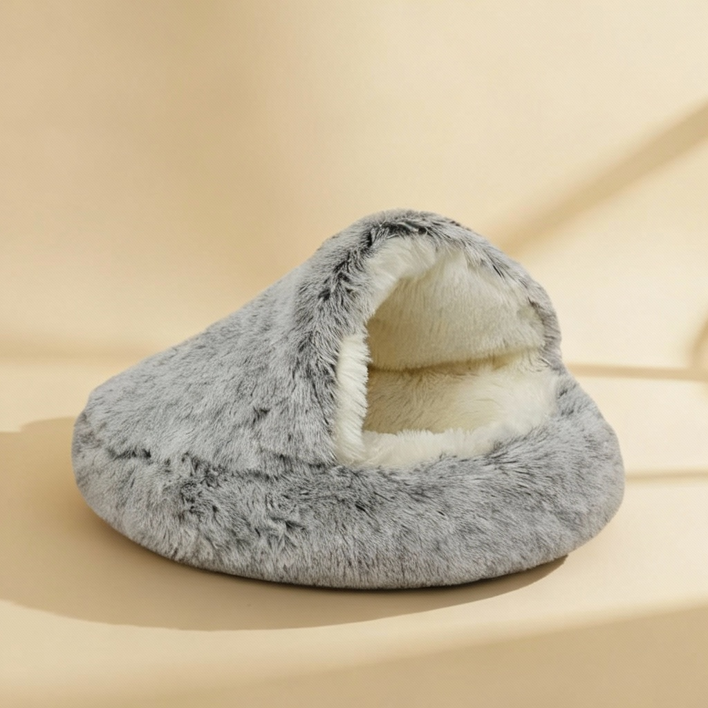 Cama Toca de Pelúcia para Gatos