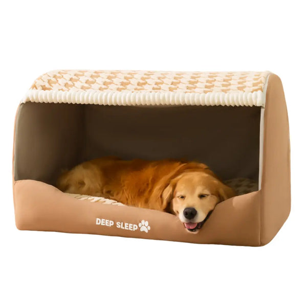 Casinha Pet Conforto Deluxe - Almofada Removível e Sofá - Pet Croc