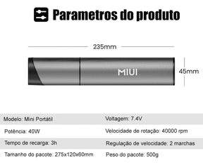 Aspirador de Pó Portátil Recarregável - MIUI CleanPlatinum™