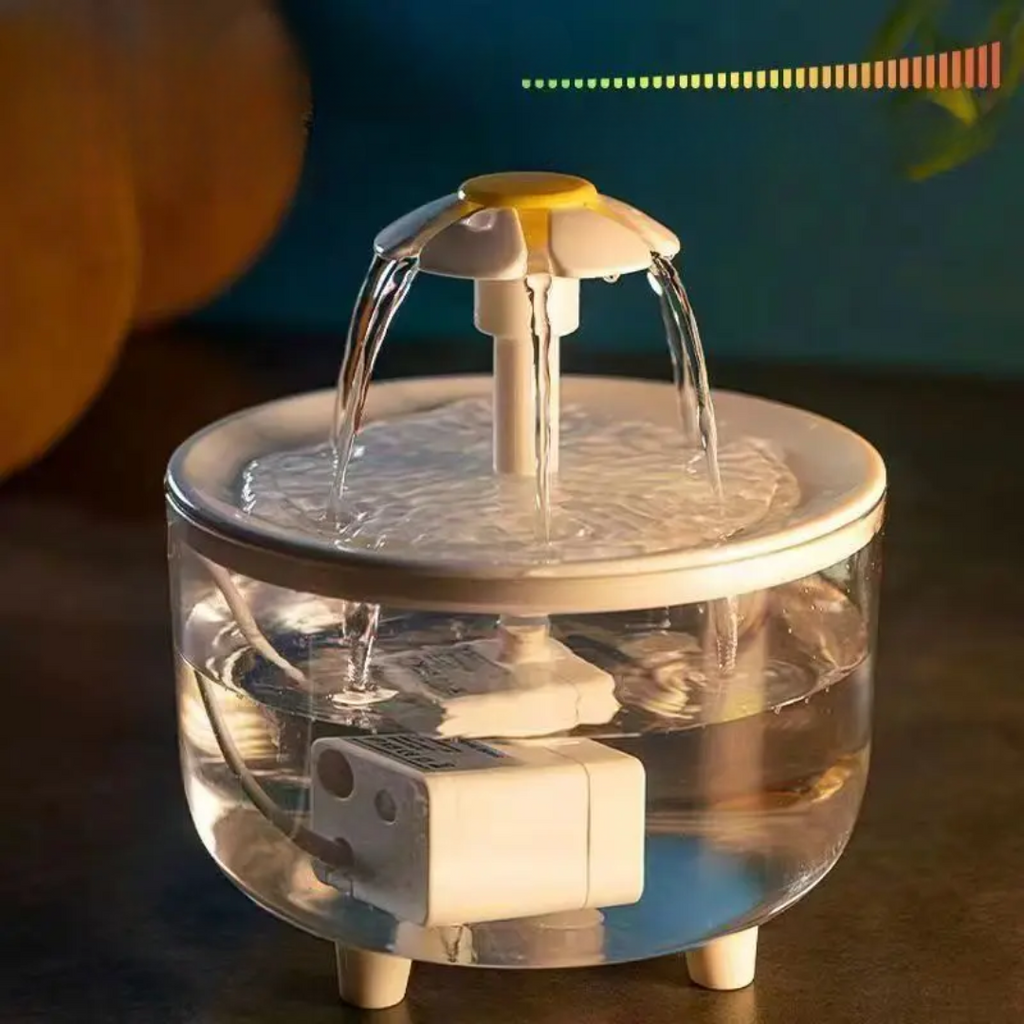 Automatic Water Fountain with Flower Filter