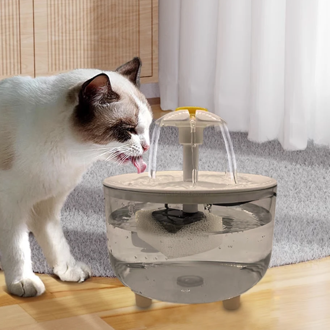 Automatic Water Fountain with Flower Filter