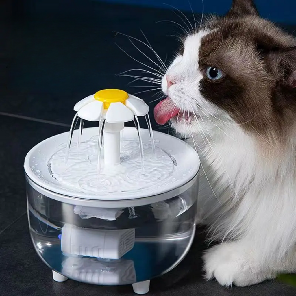 Automatic Water Fountain with Flower Filter