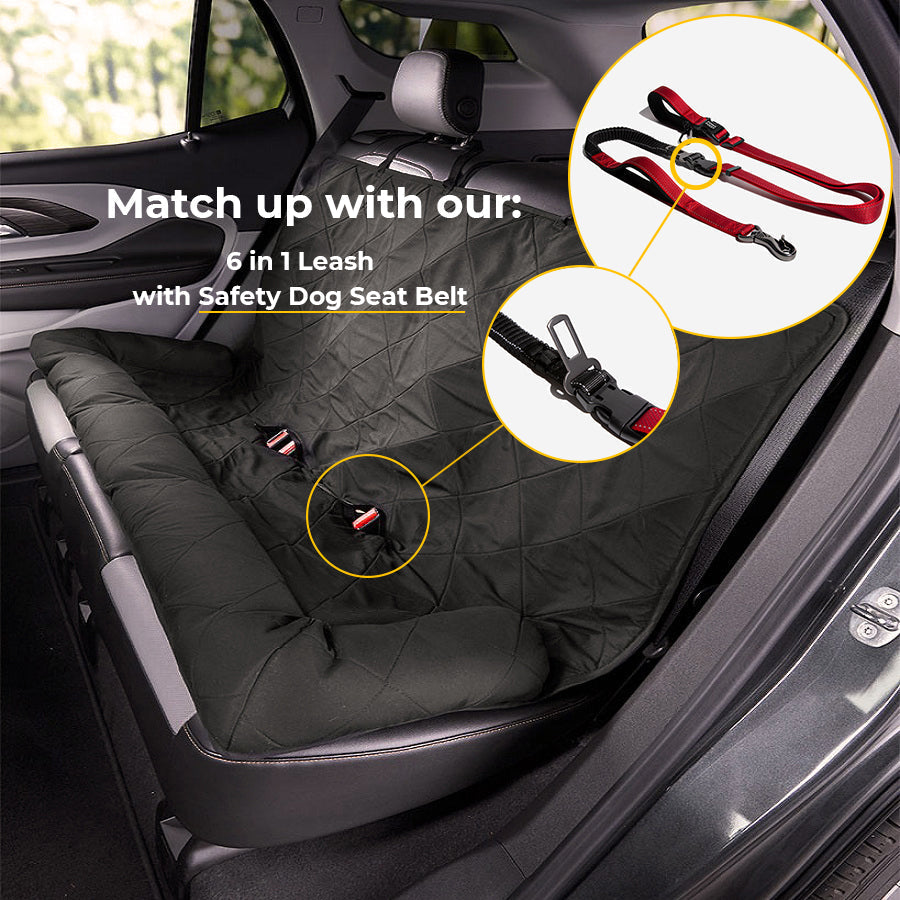 Car seat with bed for dogs