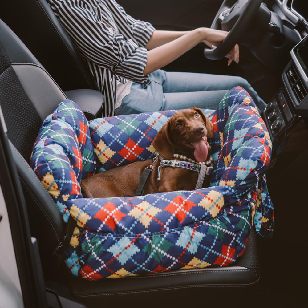 Cama de Lazer Portátil para Assento de Carro para Cachorro Grande para Passeios para Pets