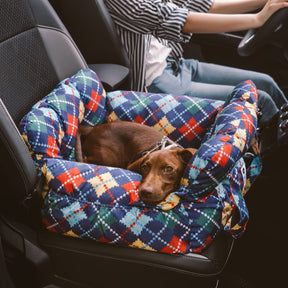 Cama de Lazer Portátil para Assento de Carro para Cachorro Grande para Passeios para Pets