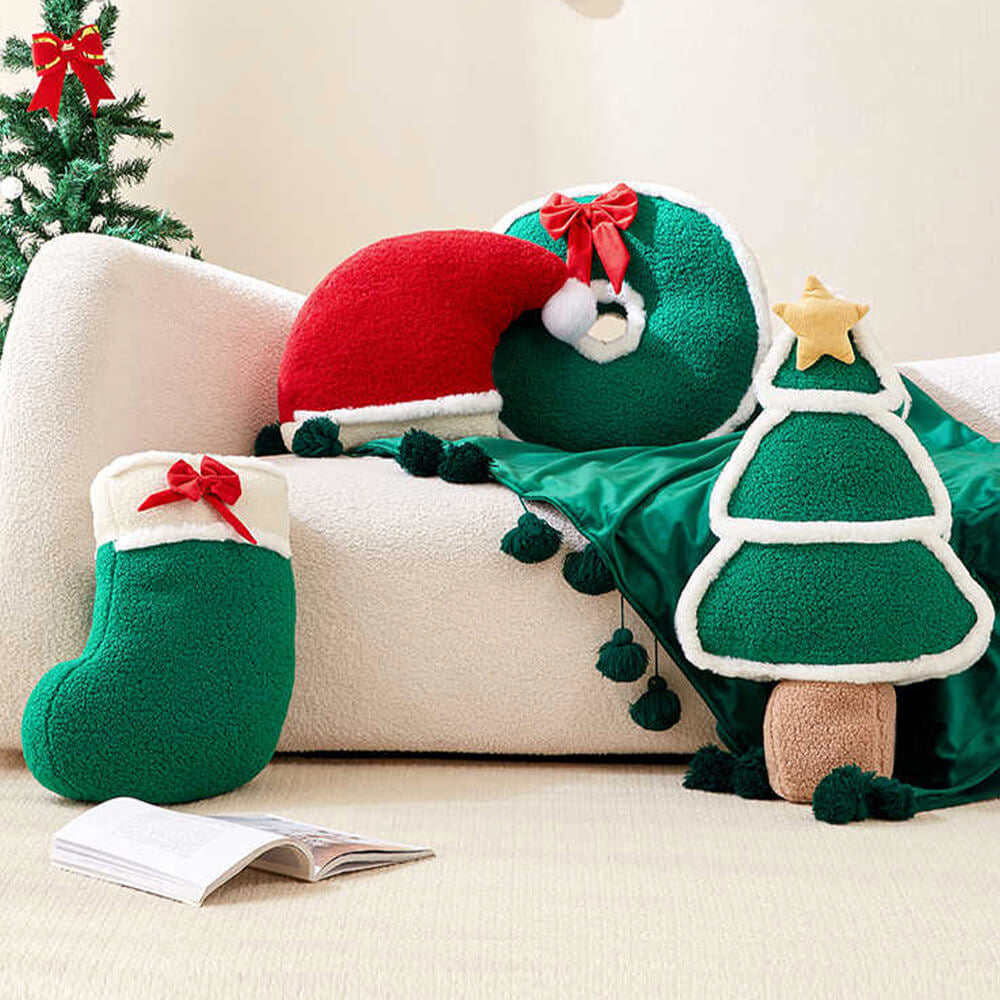 Large, durable decorative Christmas sofa cushion/doll ornament