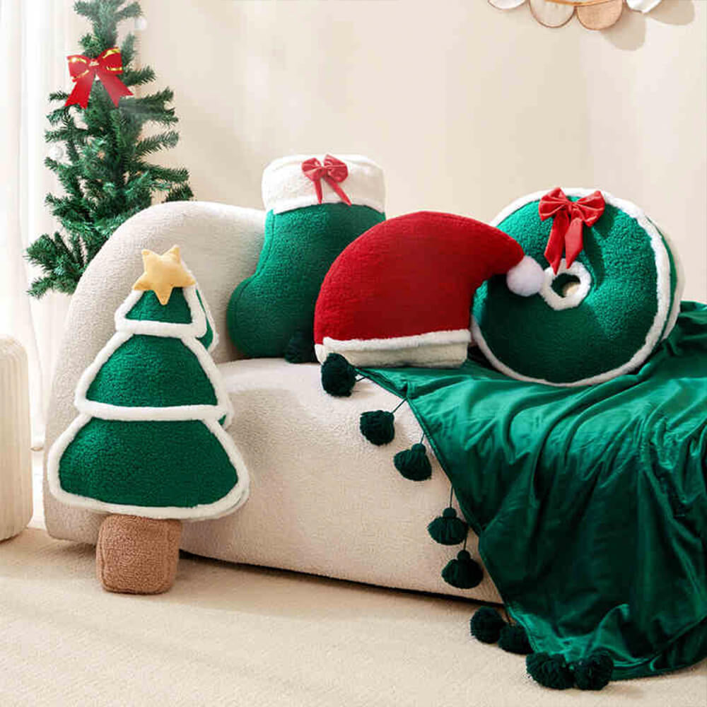 Large, durable decorative Christmas sofa cushion/doll ornament