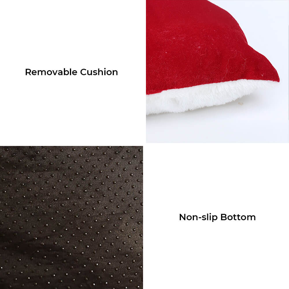 Christmas gift box, semi-enclosed, warm cave for sleeping, for dogs and cats.