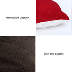 Christmas gift box, semi-enclosed, warm cave for sleeping, for dogs and cats.