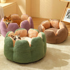 Comfortable cactus-shaped pet bed