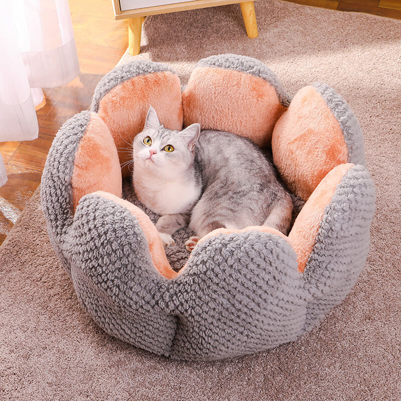 Comfortable cactus-shaped pet bed