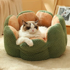 Comfortable cactus-shaped pet bed